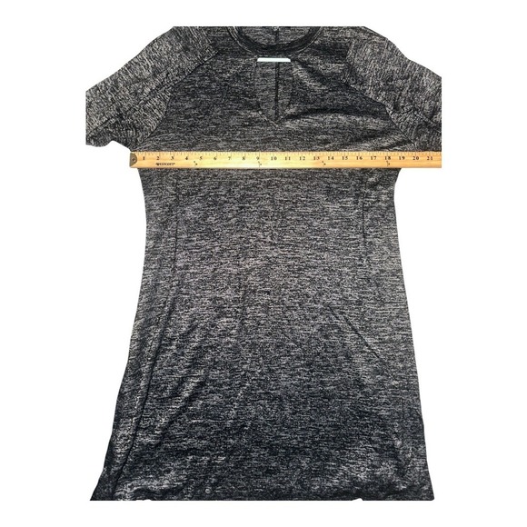 Lane Bryant Black Marled Tunic Dress, Size 12/14 - Picture 6 of 7